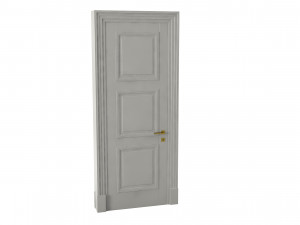 Traditional Room Door 3D मॉडल