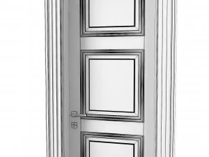 Traditional Room Door 3D Model