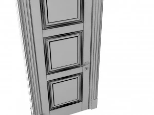 Traditional Room Door 3D Model