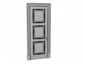 Traditional Room Door 3D मॉडल