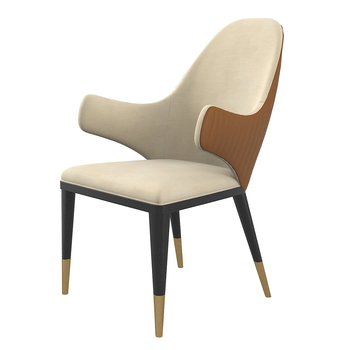 Kessada Diva Arm Chair 3D Model .c4d .max .obj .3ds .fbx .stl .blend 