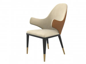 Kessada Diva Arm Chair 3D Model