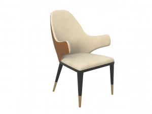 Kessada Diva Arm Chair 3D Model