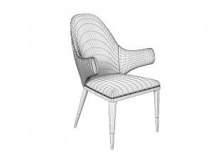 Kessada Diva Arm Chair Modelo 3D