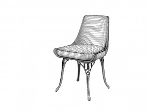Bistro Modern Chair 3D Model