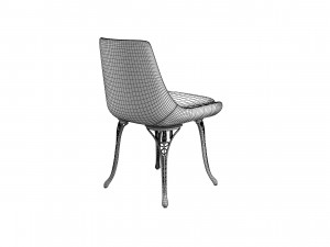 Bistro Modern Chair 3D Model