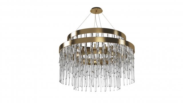 Glass Luxxu Babel Suspension Chandelier 3Dモデル .c4d .max .obj .3ds .fbx .stl .blend 
