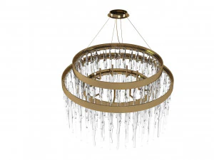 Glazen Luxxu Babel hangkroonluchter 3D Model