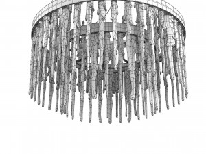 Glass Luxxu Babel Suspension Chandelier 3Dモデル