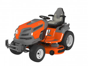 Husqvarna TS 354XD Garden Tractor 3D Model