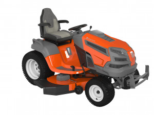 Husqvarna TS 354XD Garden Tractor 3D Model