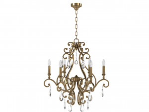 Crystorama 7526-DT Chandelier 3Dモデル