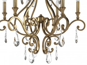 Crystorama 7526-DT Chandelier 3Dモデル