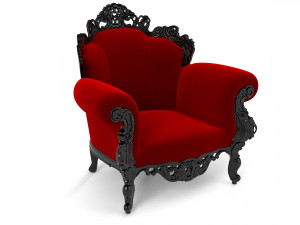 Magis Proust Baroque Armchair 3D Model