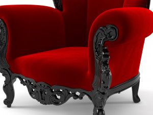 Magis Proust Baroque Armchair 3D Model