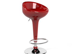 Scooper Bar Stool 3D 모델