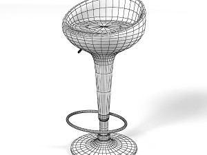 Scooper Bar Stool 3D 모델