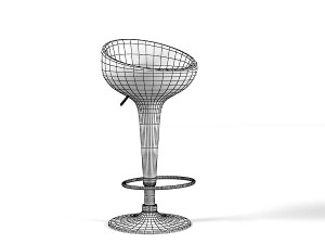 Scooper Bar Stool 3D 모델