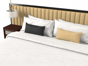 Modern Bedroom Set Model 3D
