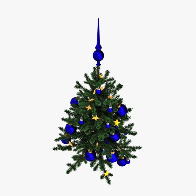 Christmas Tree 3D 模型 .c4d .max .obj .3ds .fbx .stl .blend 