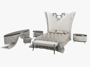 Ensemble de chambre &agrave; coucher Elledue Modèle 3D