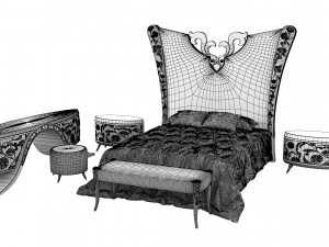 Elledue Bedroom Set Modelo 3D