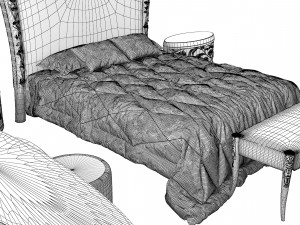 Elledue Bedroom Set Modelo 3D