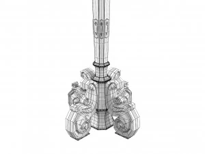 Big Floor Lamp 3D Model