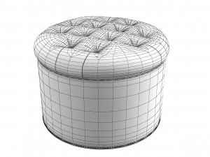 Estetica Lite Renessanse Pouf Model 3D
