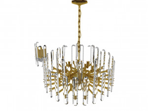 Visual Comfort Bonnington Crystal Classic Chandelier Sconce 3D Модель