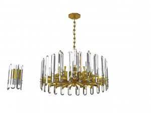 Visual Comfort Bonnington Crystal Classic Chandelier Sconce 3D Модель