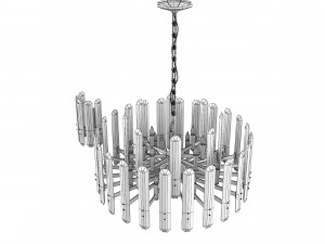Visual Comfort Bonnington Crystal Classic Chandelier Sconce 3D Модель