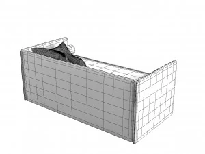 Estetica Lite Fly Single Bed 3D Model