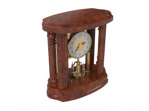 ClassicalTableClock 3D Model