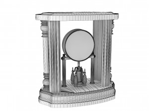 ClassicalTableClock 3D Model