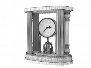 ClassicalTableClock 3D Model