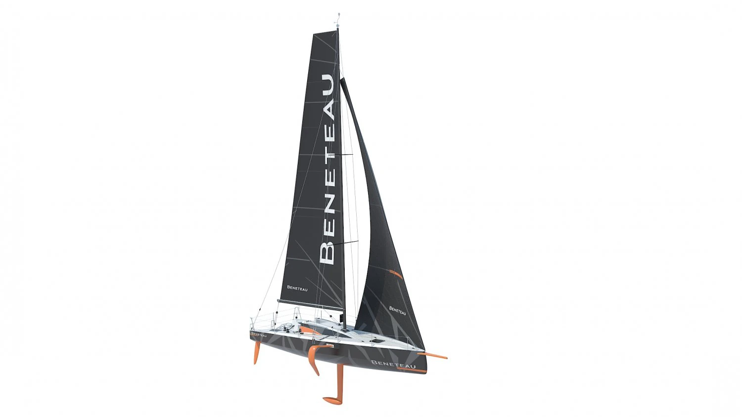 FigaroBeneteau 3 Yacht 3D Model .c4d .max .obj .3ds .fbx .stl .blend 