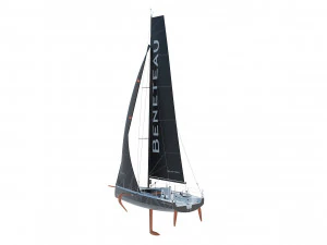 FigaroBeneteau 3 Yacht 3D Model