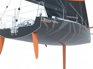 FigaroBeneteau 3 Yacht 3D Model