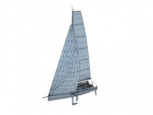 FigaroBeneteau 3 Yacht 3D Model