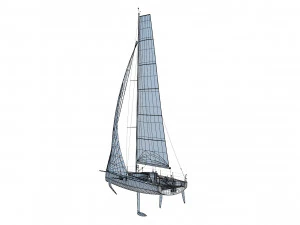 FigaroBeneteau 3 Yacht 3D Model