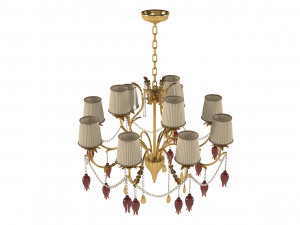Copenlampc3098Plus4Chandelier 3D Модель