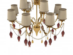 Copenlampc3098Plus4Chandelier 3D Model
