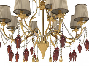 Copenlampc3098Plus4Chandelier 3D Модель