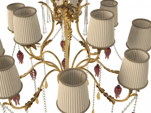 Copenlampc3098Plus4Chandelier 3D Модель