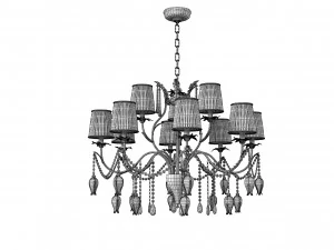 Copenlampc3098Plus4Chandelier 3D Model