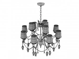 Copenlampc3098Plus4Chandelier 3D Model