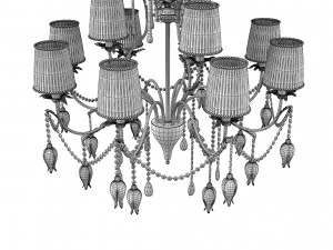 Copenlampc3098Plus4Chandelier 3D Model
