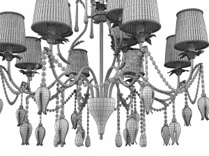 Copenlampc3098Plus4Chandelier 3D Model