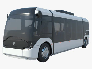 Vero Autobus Elettrico V2 Modello 3D